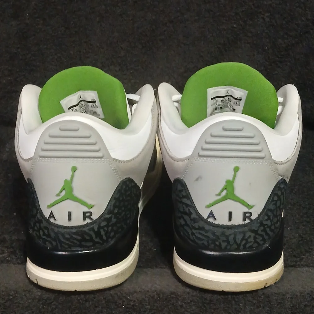 Air Jordan 3 Retro (CHLOROPHYLL) Mens-11.5 ,100% Authentic! - Picture 5 of 12